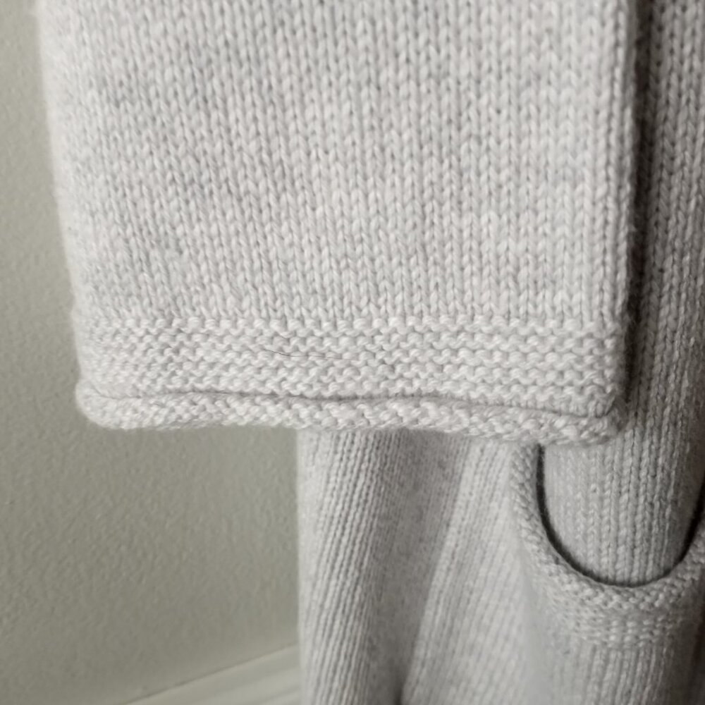 'purejill' by J. Jill Mist Grey Open Long Cardigan Size L NWOT - Picture 3 of 13